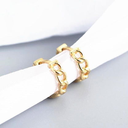 Sterling Silver Gold / Rhodium Plated Hoops