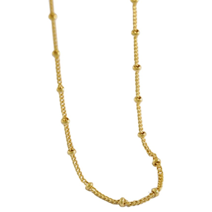 Sidabrinė auksuota grandinėlė