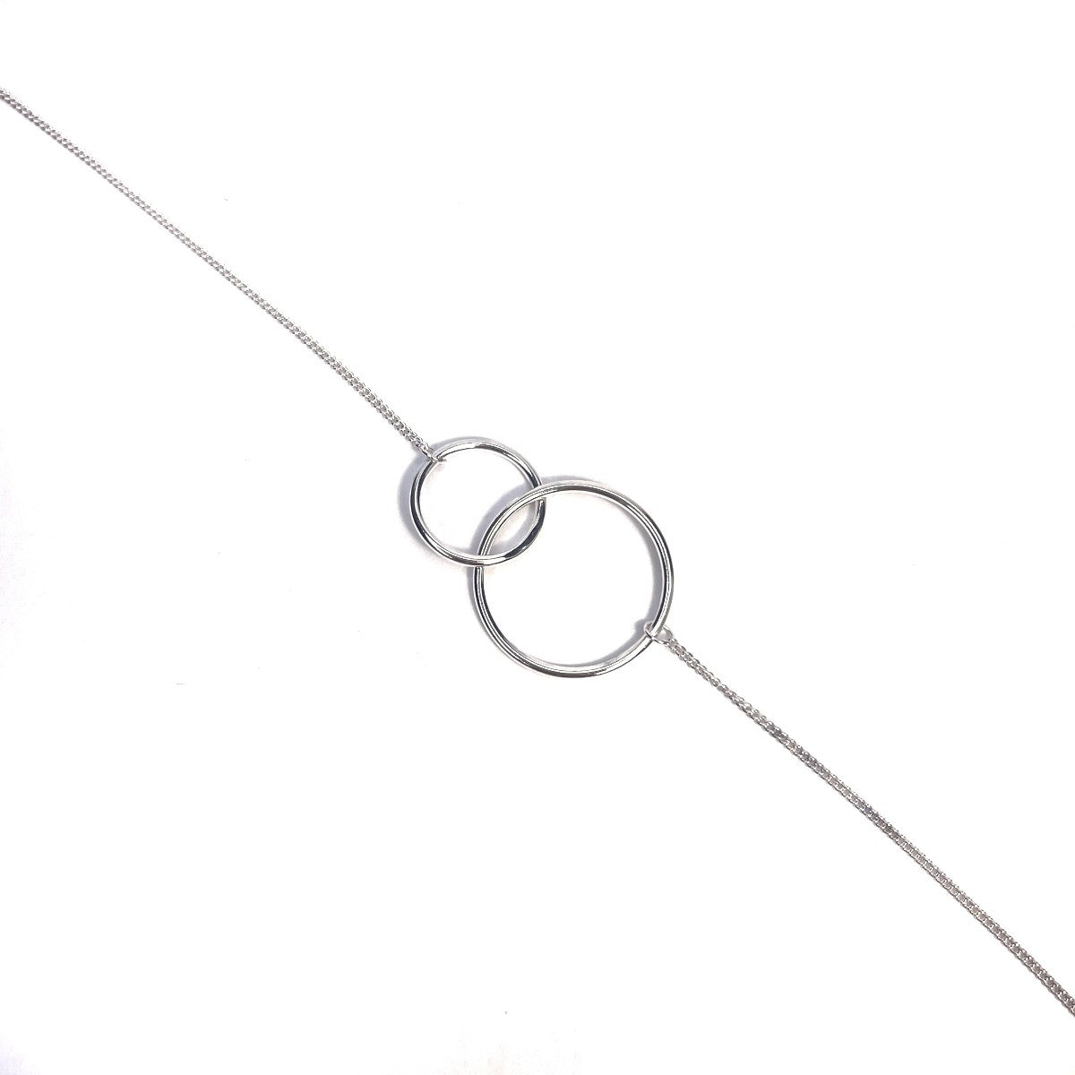 Sidabrinė rodžiuota apyrankė "Circles"