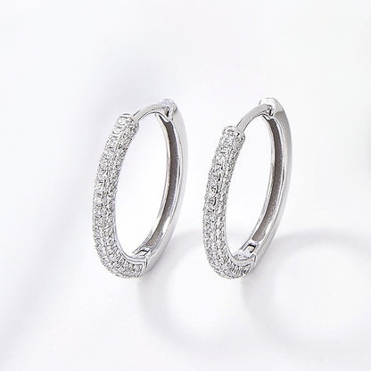 Sidabrinės rinkutės su cirkoniais