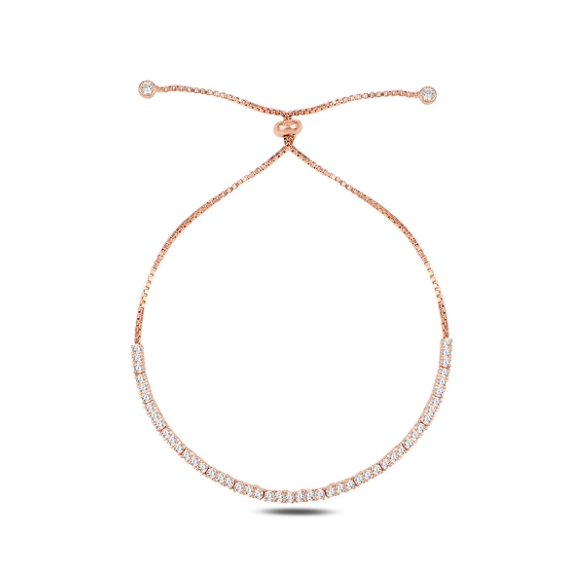 Sidabrinė paauksuota 1,5mm apyrankė Tennis