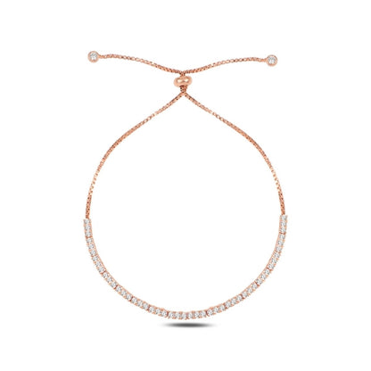 Sidabrinė paauksuota 1,5mm apyrankė Tennis