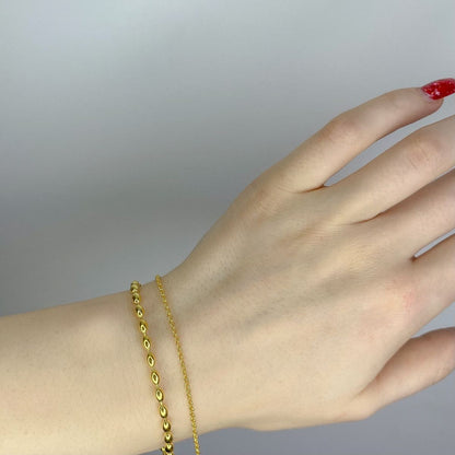 1g auksuota sidabrinė apyrankė Rolo