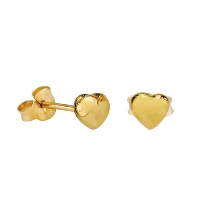 Sidabrinės auksuotos 3 mm širdutės