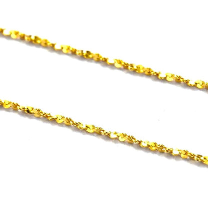 Sidabrinė auksuota grandinėlė "Starry"