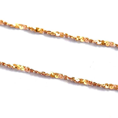 Sidabrinė paauksuota 40-45 cm grandinėlė "Starry"