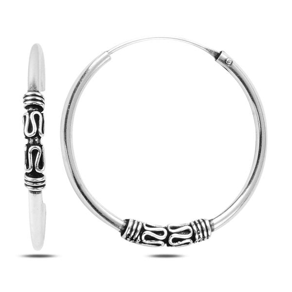 1,2 - 3,5 cm oksiduoto sidabro rinkutės