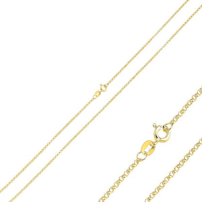 55 cm  2,8 g auksuota sidabrinė grandinėlė "Rolo"