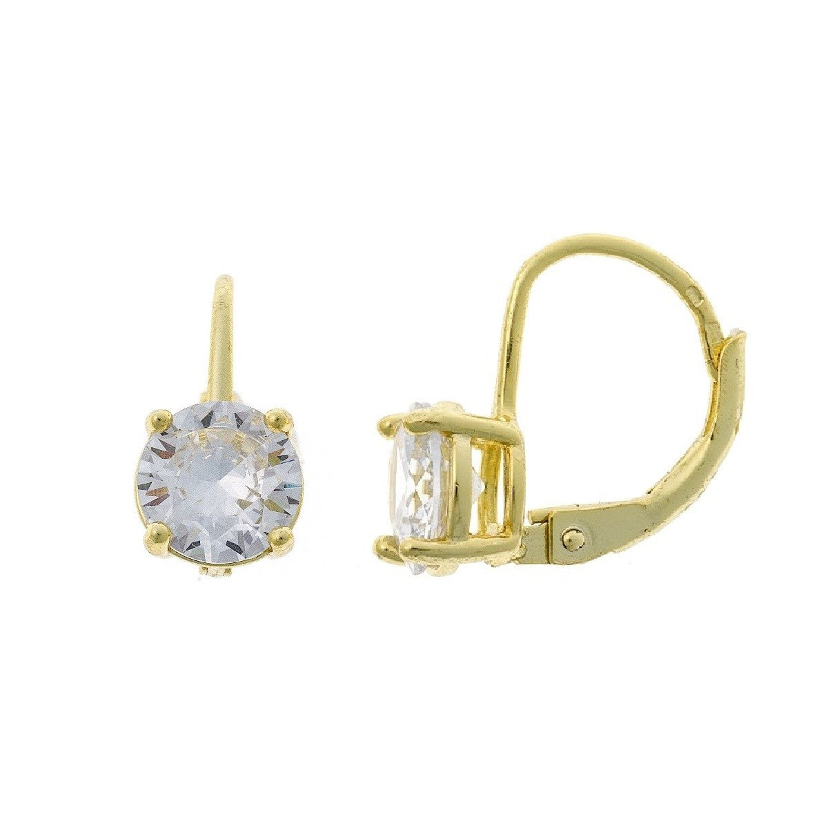 Sidabriniai auskarai su cirkoniu