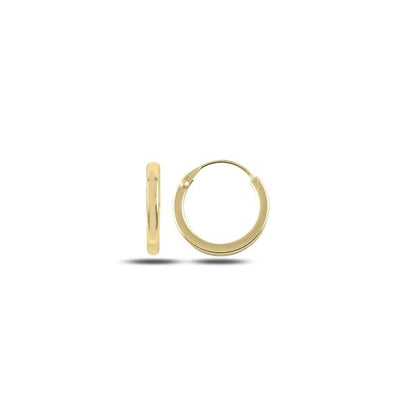 Sidabrinės auksuotos įvairių dydžių 1 - 4,5cm briaunuotos rinkutės