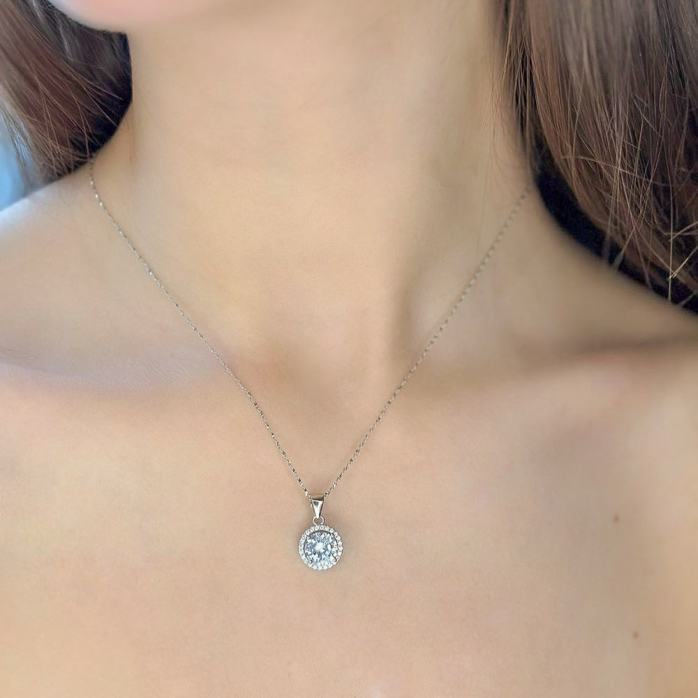 Sidabrinis rodžiuotas pakabukas Soleste