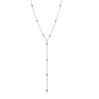 Sidabrinis rodžiuotas kolje su burbuliukais