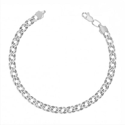 9 g - 21 cm sidabrinė apyrankė Rombo