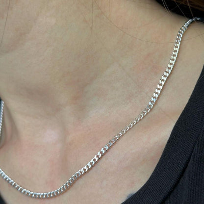 7,5-12g  45-70cm  sidabrinė grandinėlė "Curb"