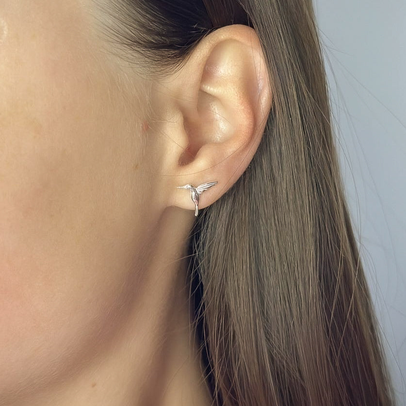 Sidabriniai paukšteliai "Kolibris"