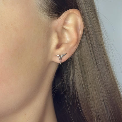 Sidabriniai paukšteliai "Kolibris"