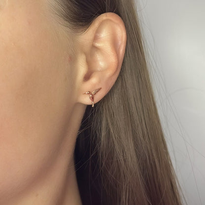 Sidabriniai paukšteliai "Kolibris"