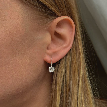 mėnulio akmuo ¦ sidabriniai auskarai su mėnulio akmeniu