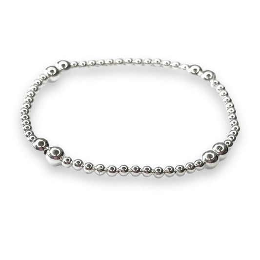 Sidabrinė apyrankė su burbuliukais