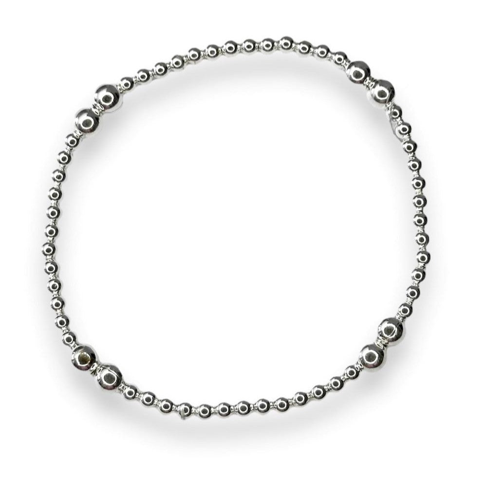 Sidabrinė apyrankė su burbuliukais