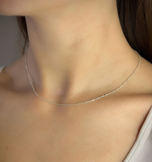 Sidabrinės 40 - 70cm grandinėlės "Forzatina"