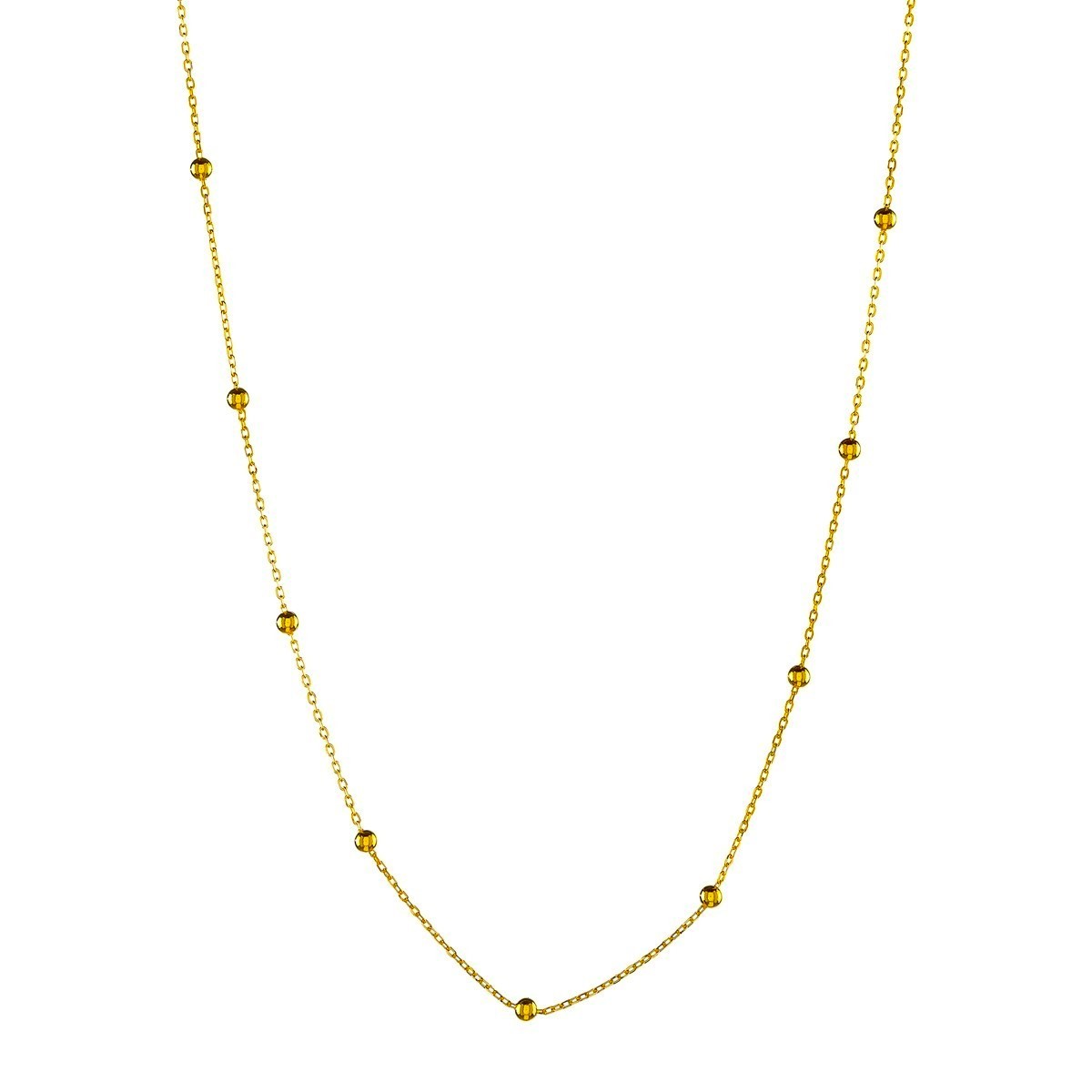 Sidabrinė auksuota kolje su burbuliukais