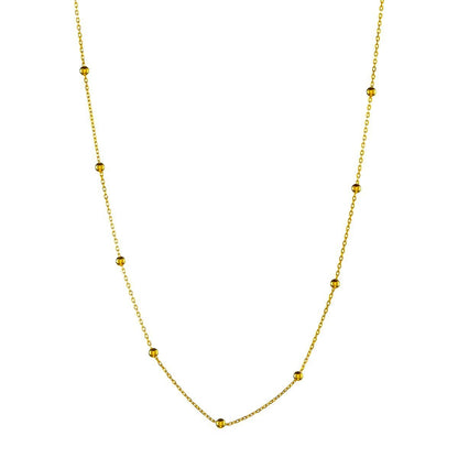 Sidabrinė auksuota kolje su burbuliukais