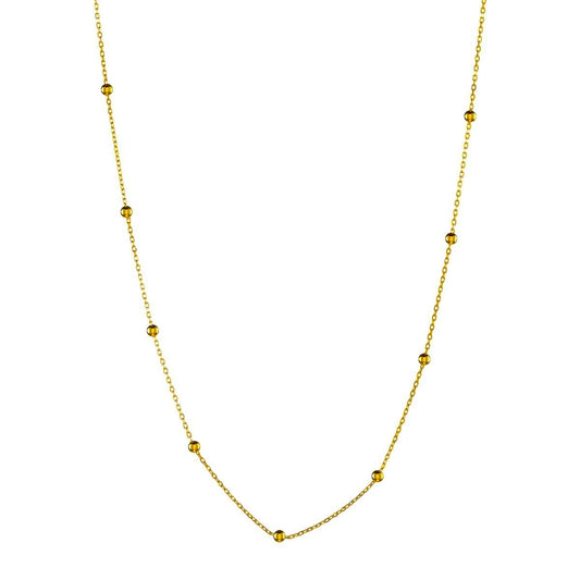 Sidabrinė auksuota kolje su burbuliukais