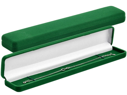 Aksominės dėžutės grandinėlėms ar apyrankėms