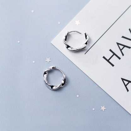 Sidabrinės rodžiuotos 1,3cm suktos rinkutės