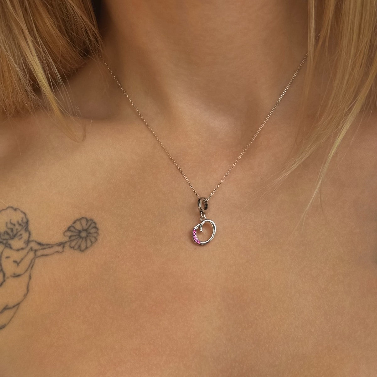 raidės ¦ sidabriniai pakabukai su cirkoniu