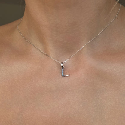 raidės ¦ sidabriniai pakabukai su cirkoniu