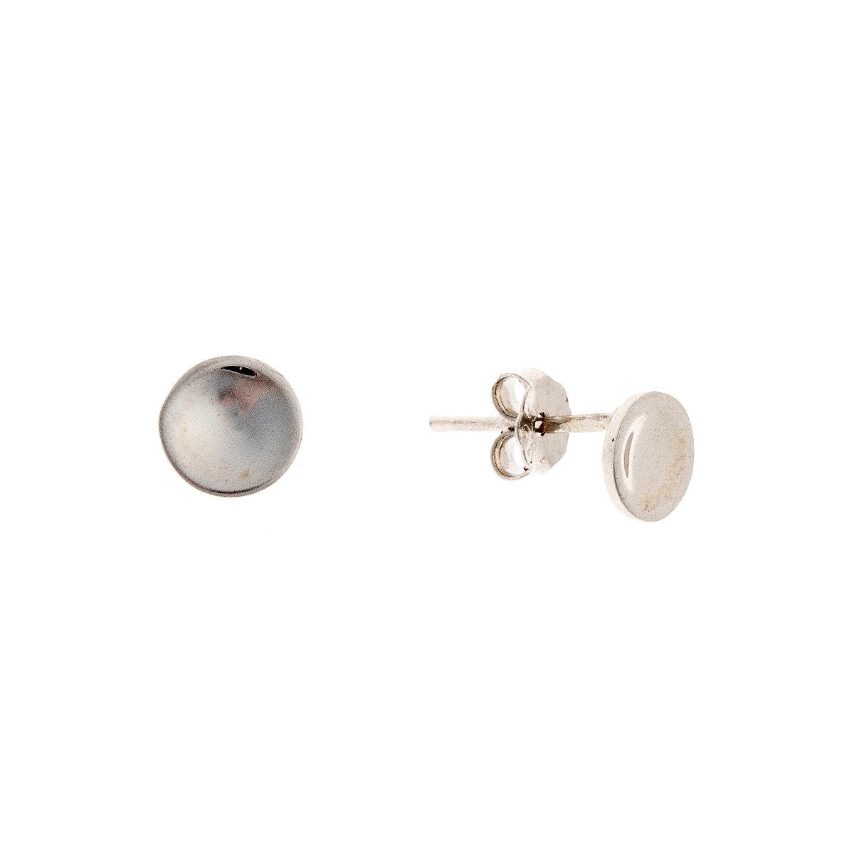 Sterling Silver Rhodium Plated Studs