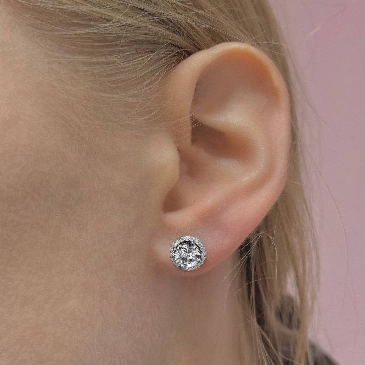 Sidabriniai auskarai "Soleste"