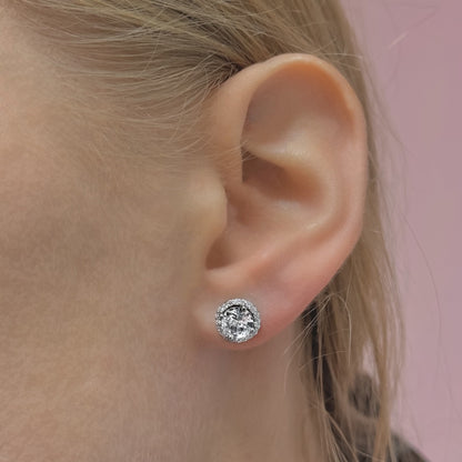 Sidabriniai auskarai "Soleste"