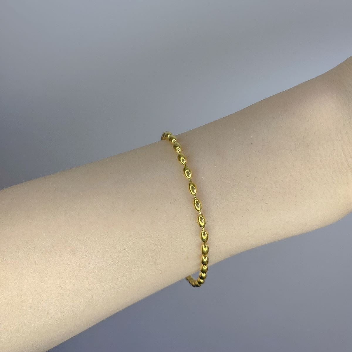 Sidabrinė auksuota apyrankė