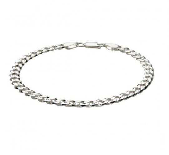 3,6 g sidabrinė apyrankė Curb