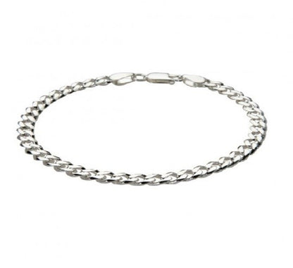 3,6 g sidabrinė apyrankė Curb