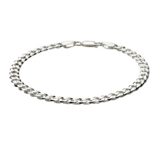 3,6 g sidabrinė apyrankė Curb