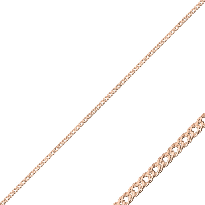 Sidabrinė paauksuota 3,2 mm pločio grandinėlė "Rombo"