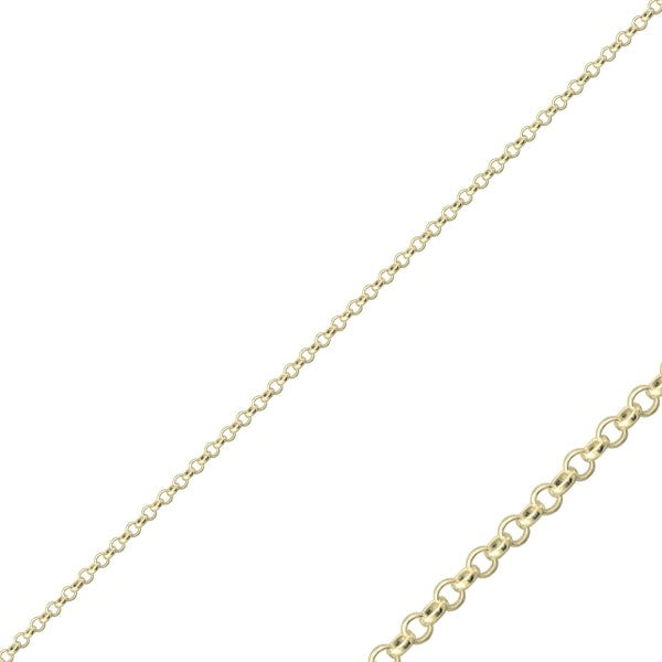 55 cm  2,8 g auksuota sidabrinė grandinėlė "Rolo"