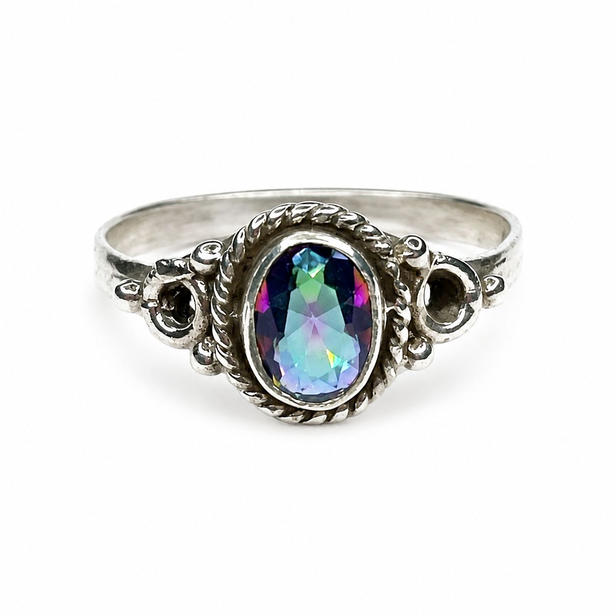 Sterling Silver Mystic Topaz Ring