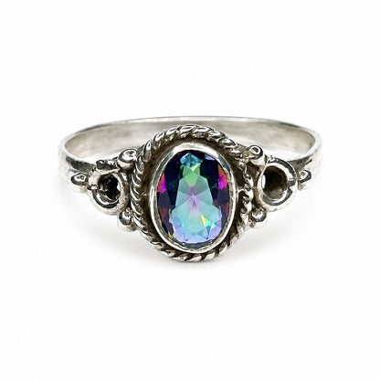 Sterling Silver Mystic Topaz Ring