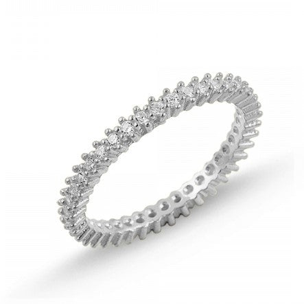 2mm žiedelis su cirkoniu