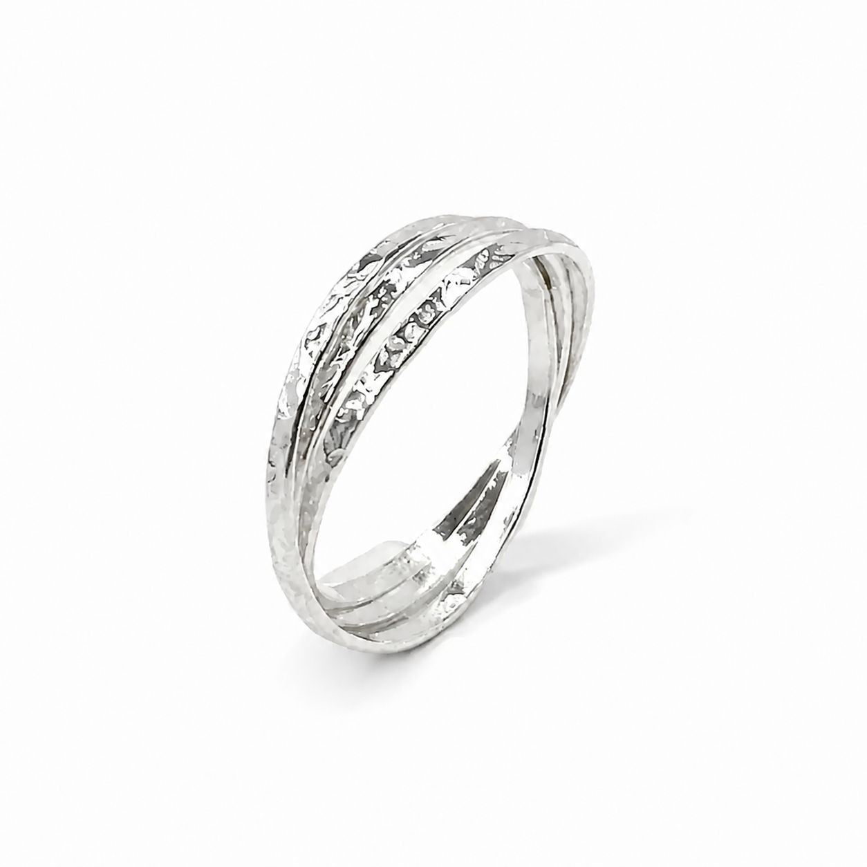 Sterling Silver Triple Ring