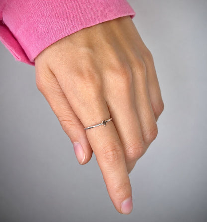 Sterling Silver Star Ring
