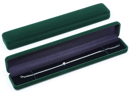 Aksominės dėžutės grandinėlėms ar apyrankėms