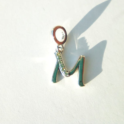 raidės ¦ sidabriniai pakabukai su cirkoniu