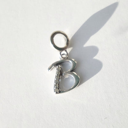 raidės ¦ sidabriniai pakabukai su cirkoniu