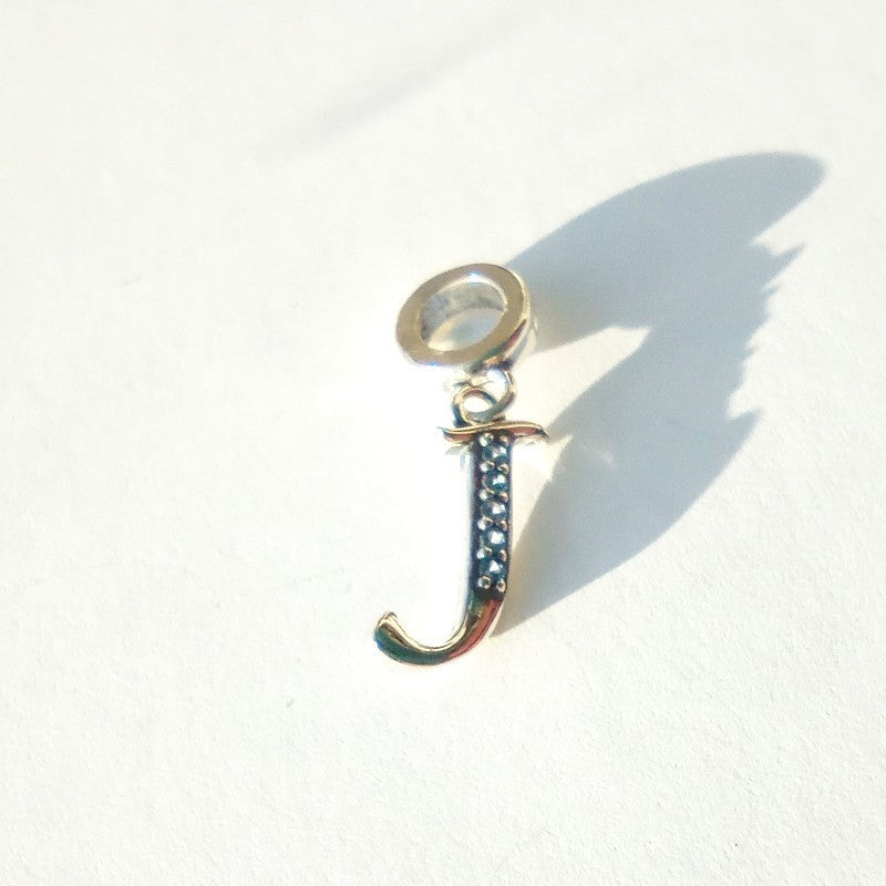 raidės ¦ sidabriniai pakabukai su cirkoniu